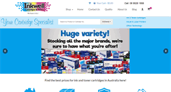 Desktop Screenshot of inkwellcartridges.com.au